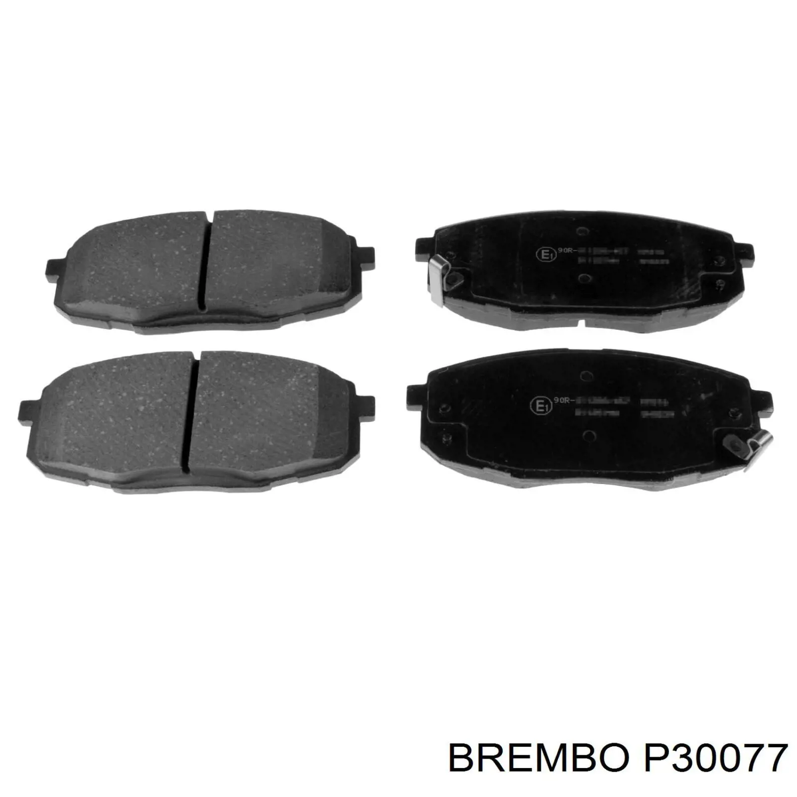 Pastillas de freno delanteras P30077 Brembo