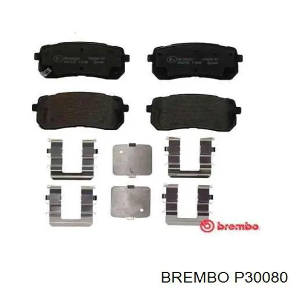 Задние тормозные колодки P30080 Brembo