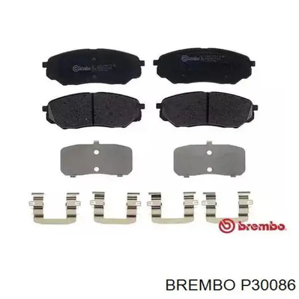 Передние тормозные колодки P30086 Brembo