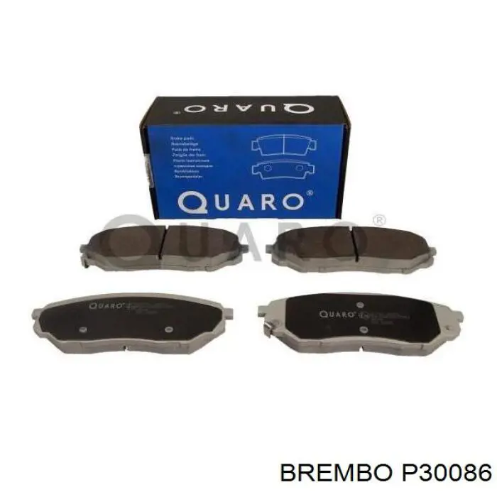 Передние тормозные колодки P30086 Brembo