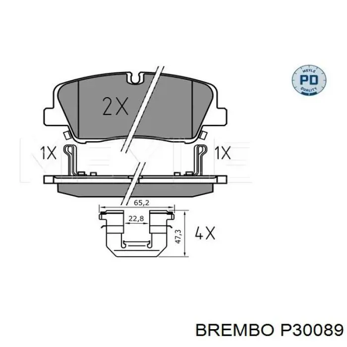 P30089 Brembo