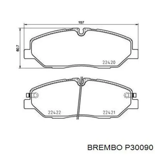 P30090 Brembo