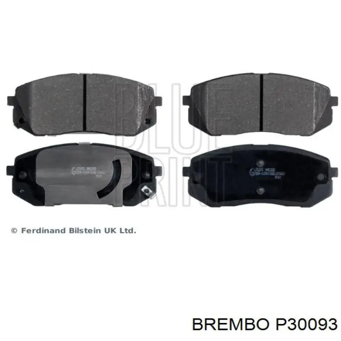 Передние тормозные колодки P30093 Brembo
