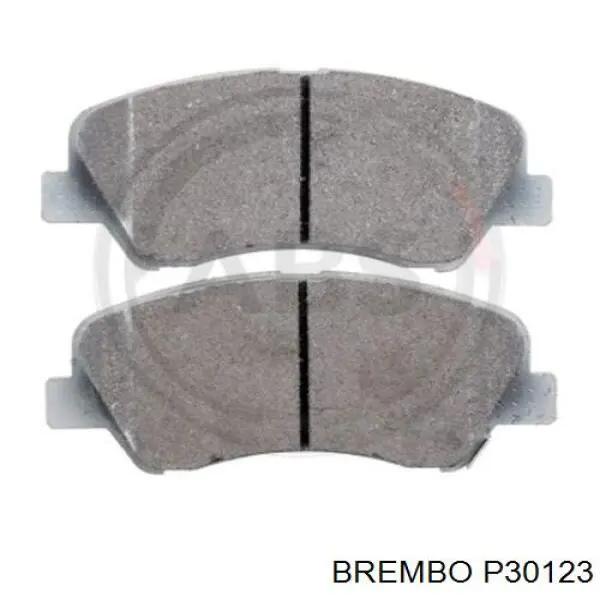P30123 Brembo sapatas do freio dianteiras de disco