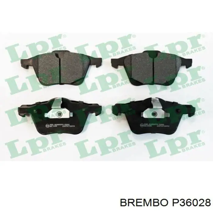 Купить P36028 Brembo Колодки тормозные