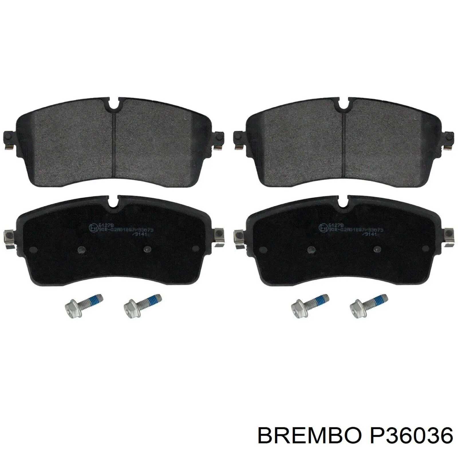 P36036 Brembo sapatas do freio dianteiras de disco