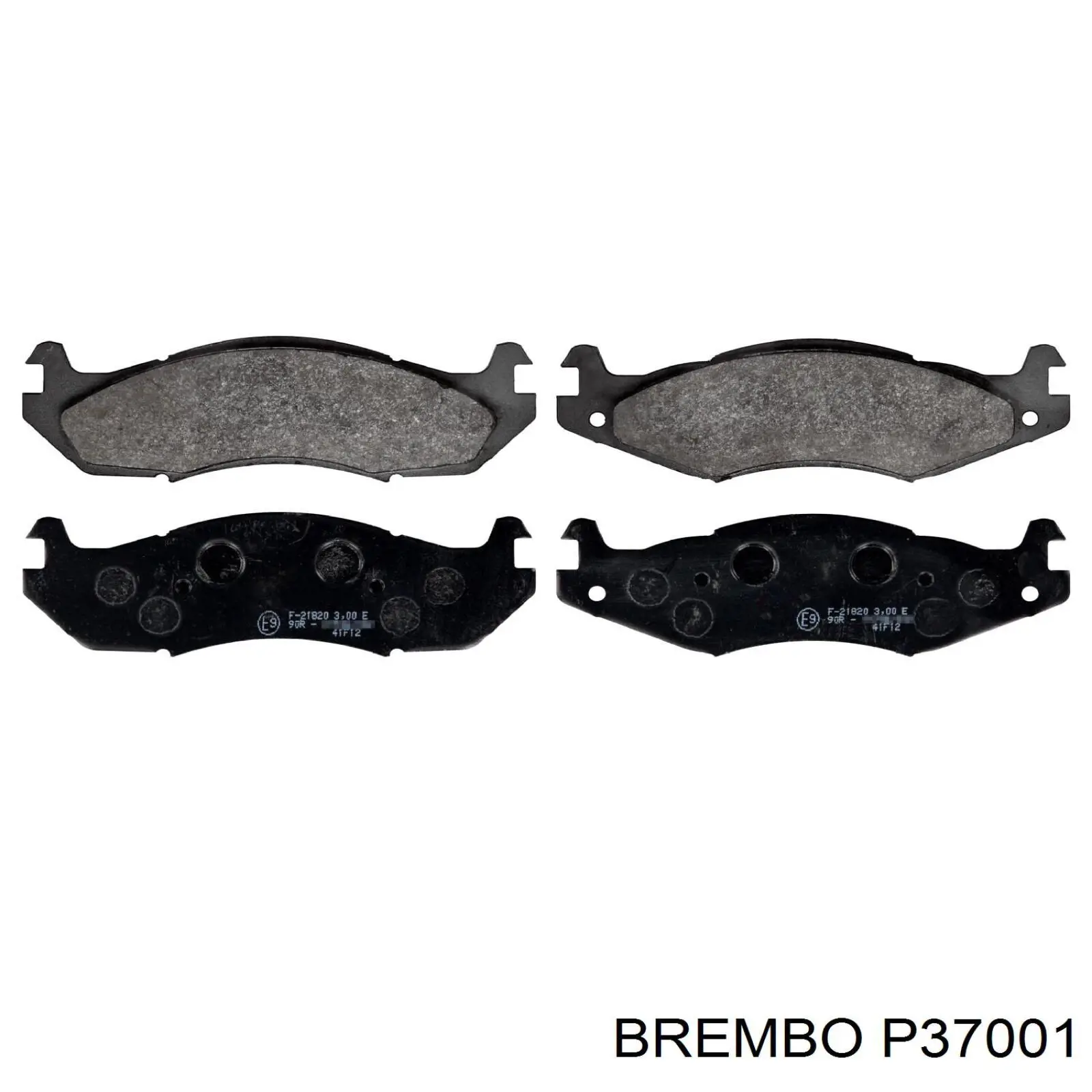 Передние тормозные колодки P37001 Brembo