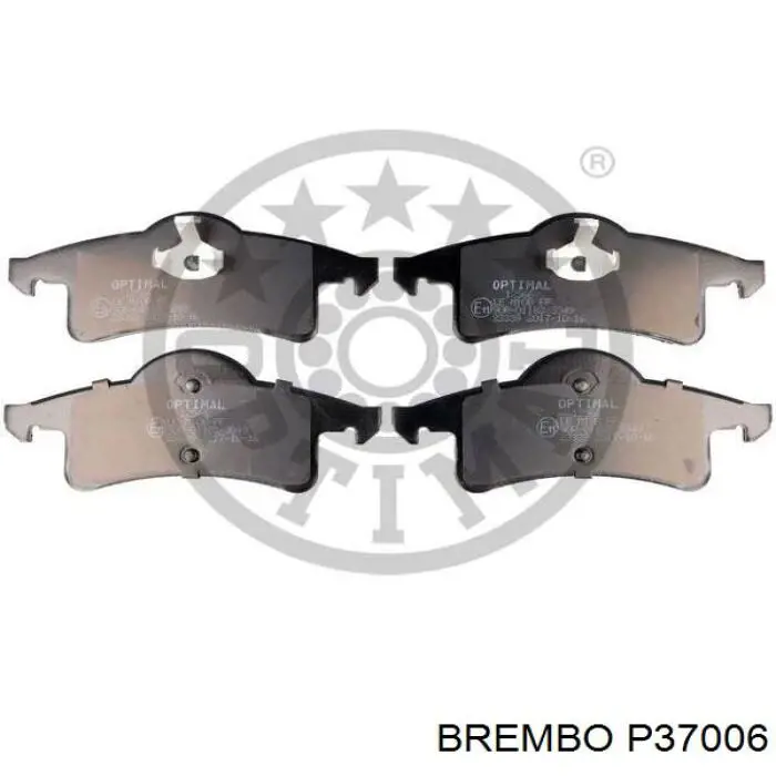 Задние дисковые колодки Brembo P37006