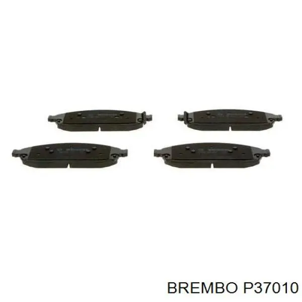 P37010 Brembo Колодки передние