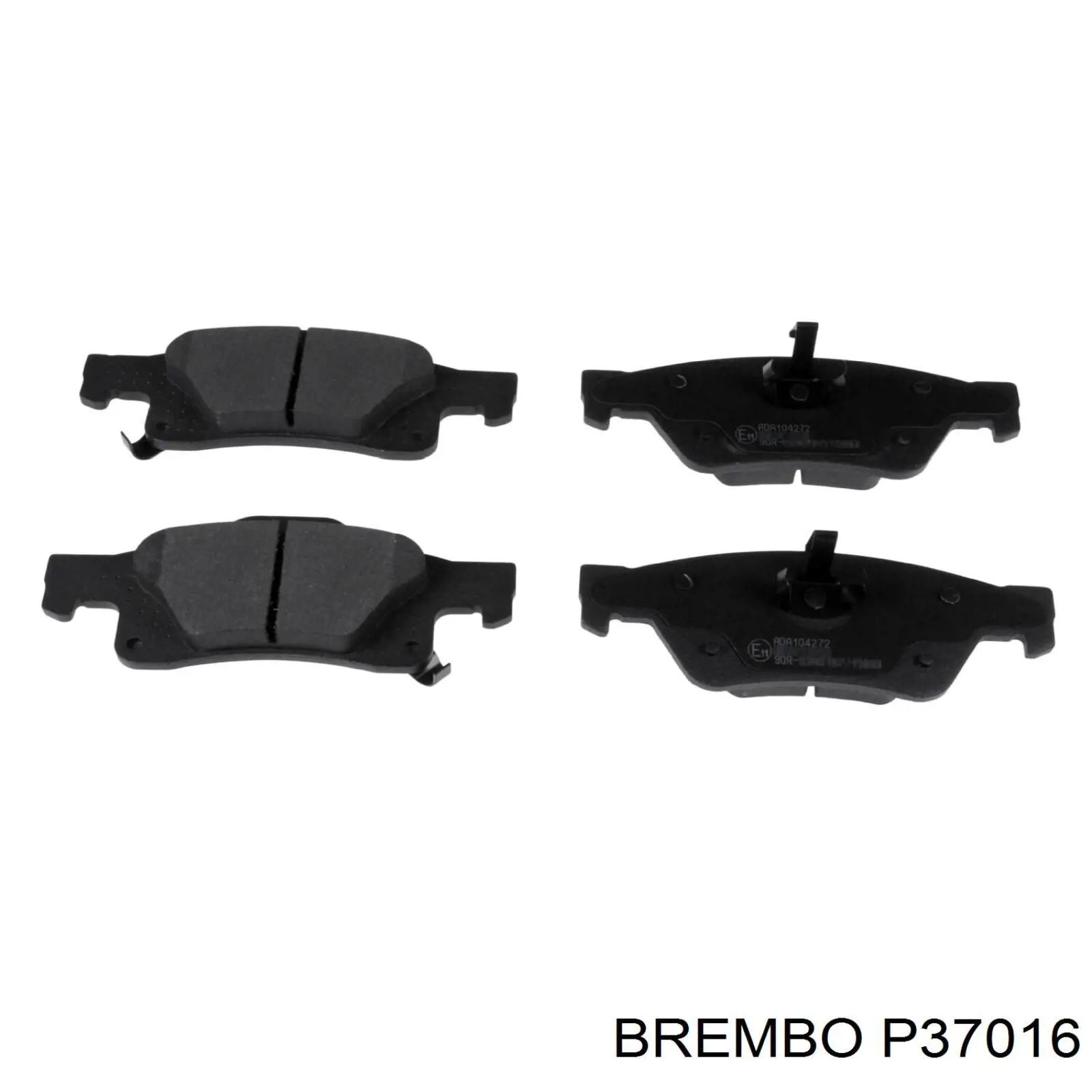 Купить P37016 Brembo Колодки тормозные задние, дисковые