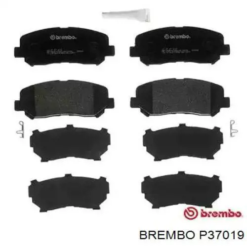 Передние тормозные колодки P37019 Brembo