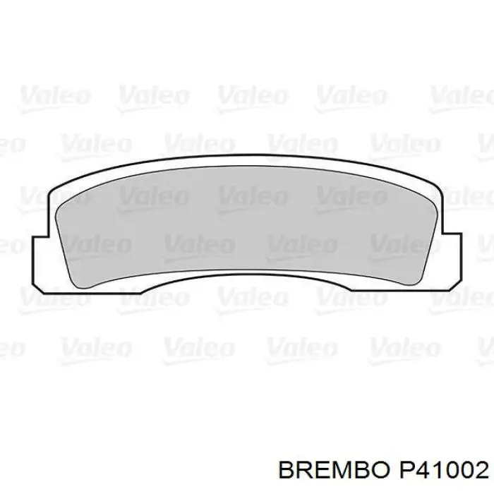 Тормозные колодки Brembo P41002
