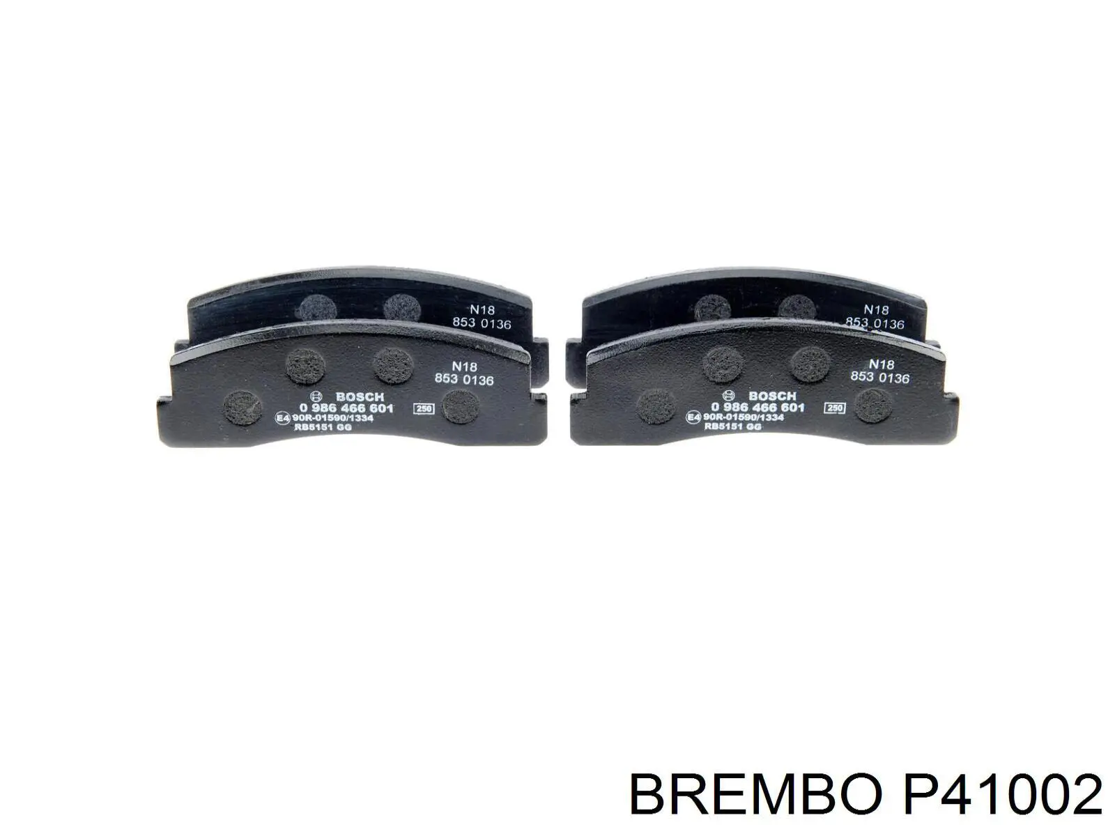 Передние тормозные колодки P41002 Brembo