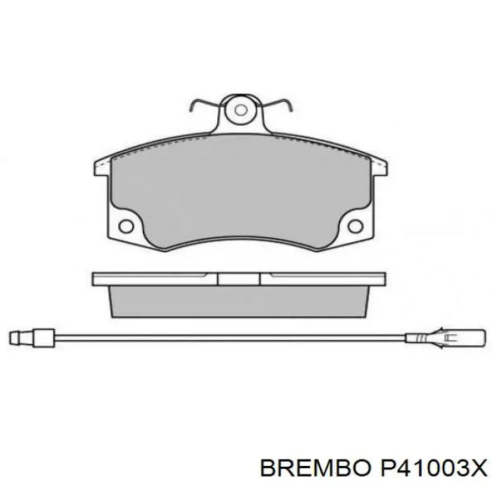 Купить P41003X Brembo Колодки тормозные
