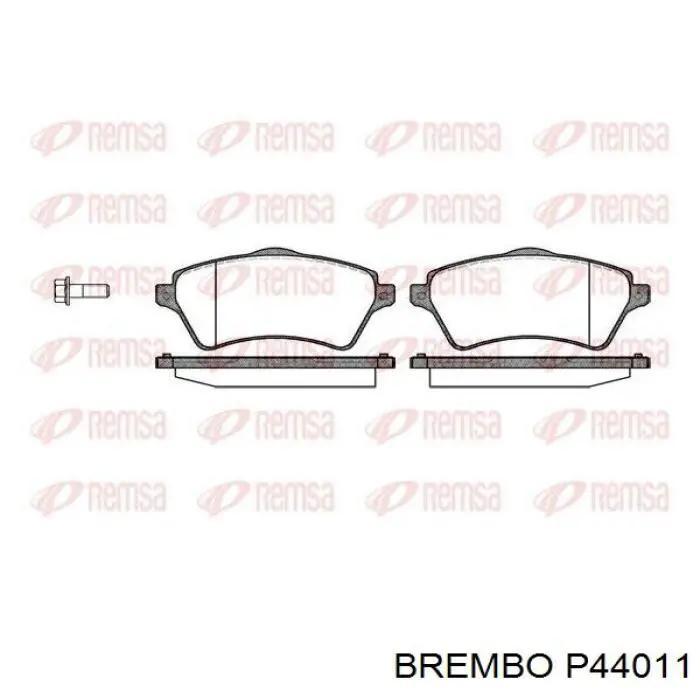 Тормозные колодки Brembo P44011