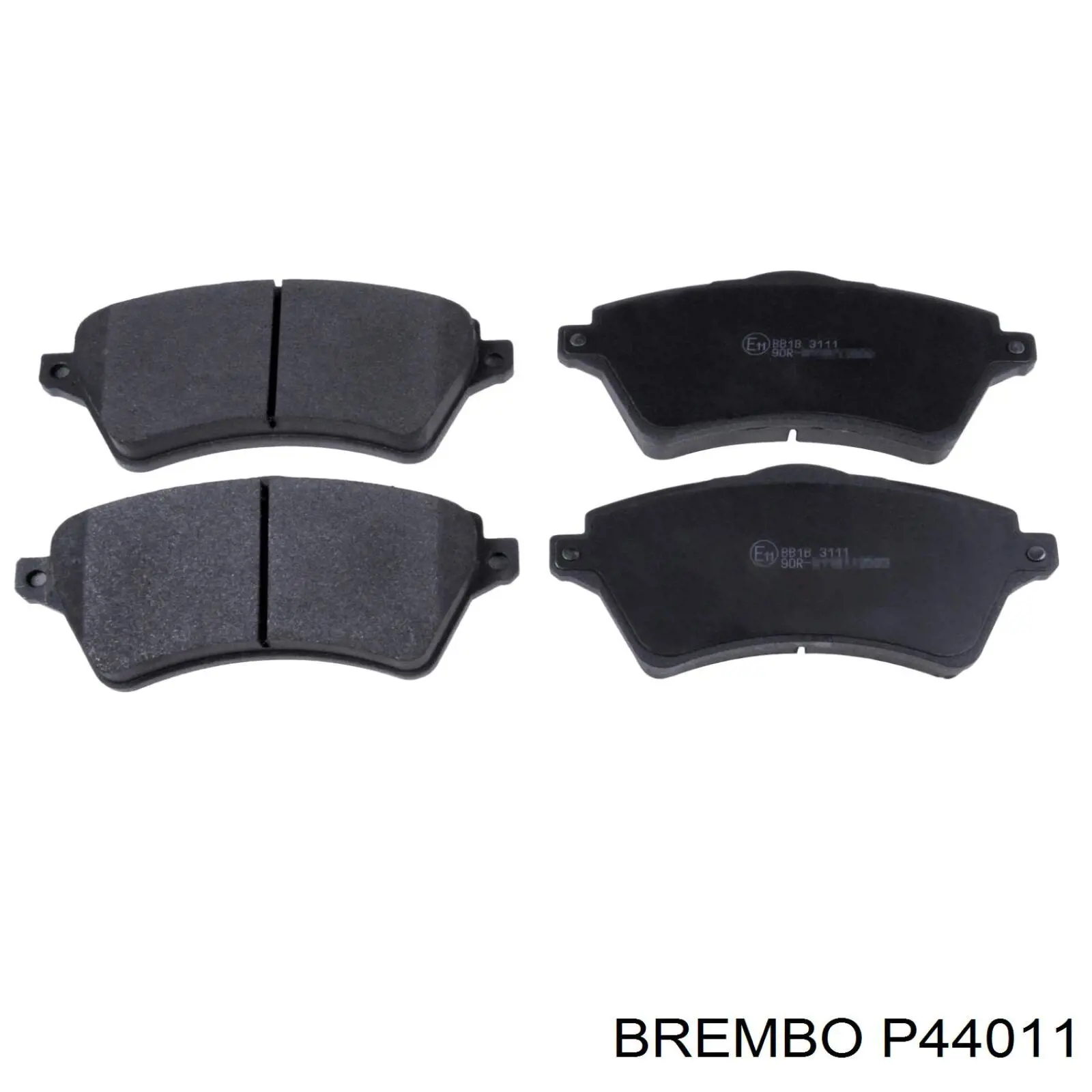 Купить P44011 Brembo Колодки тормозные