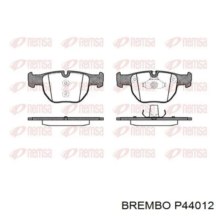 Тормозные колодки Brembo P44012