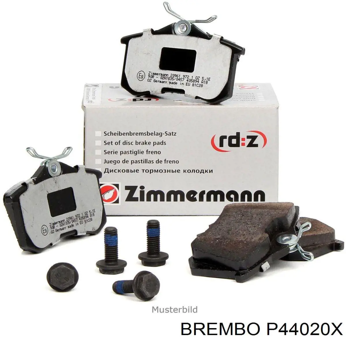 Колодки Brembo P44020X цена, от 86.26 USD