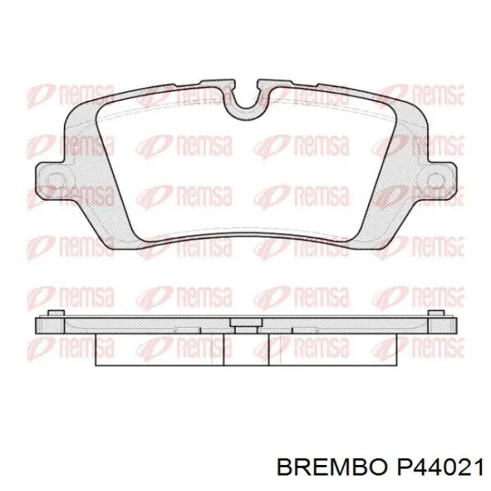 Купить P44021 Brembo Колодки тормозные задние, дисковые