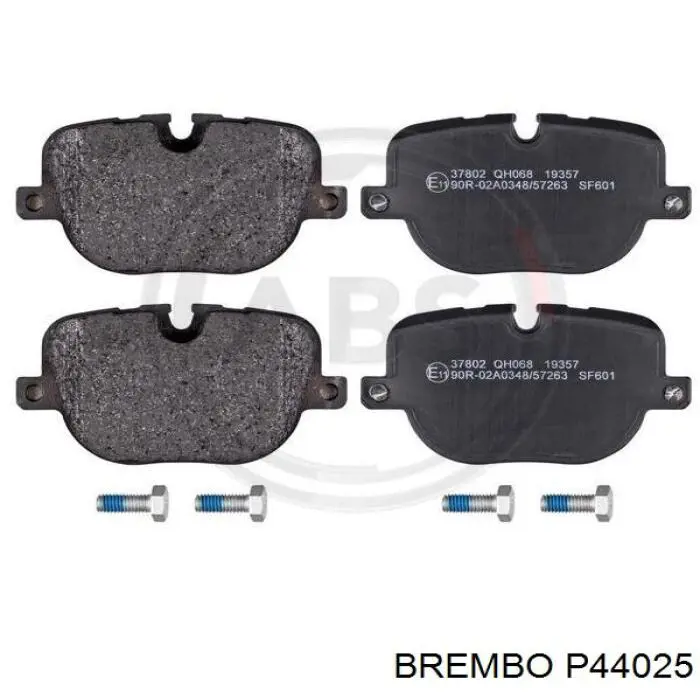 Задние дисковые колодки Brembo P44025