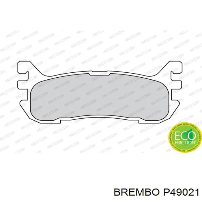 Купить P49021 Brembo Колодки тормозные задние, дисковые