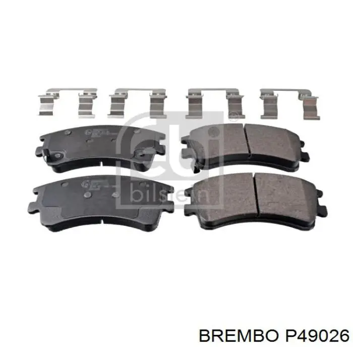 Pastillas de freno delanteras P49026 Brembo