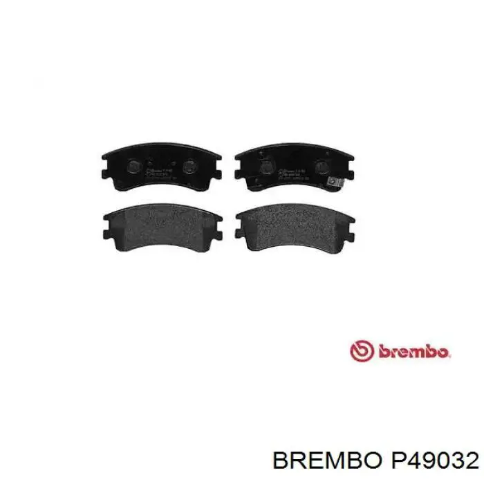 P49032 Brembo колодки тормозные передние дисковые