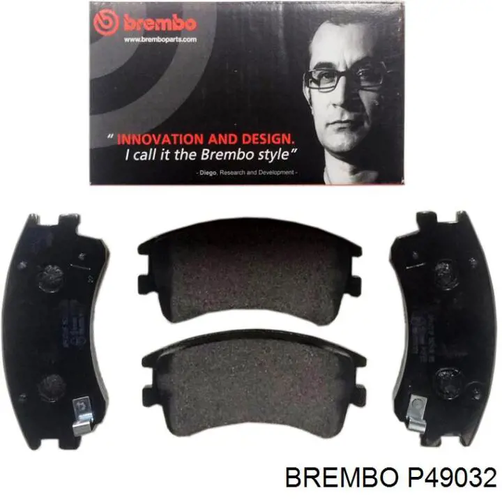 Купить P49032 Brembo Колодки тормозные
