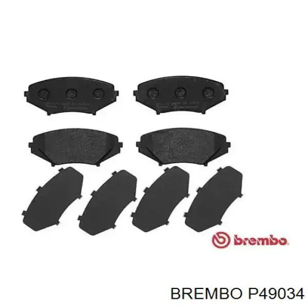 Передние тормозные колодки P49034 Brembo