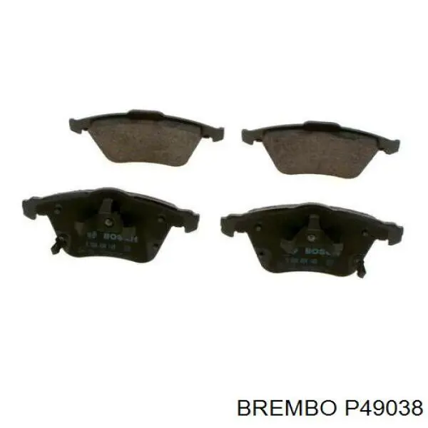 Купить P49038 Brembo Колодки тормозные