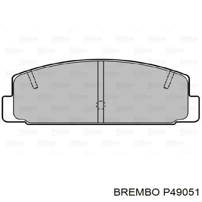 Колодки дисковые  Brembo P49051 цена, от 45.62 USD