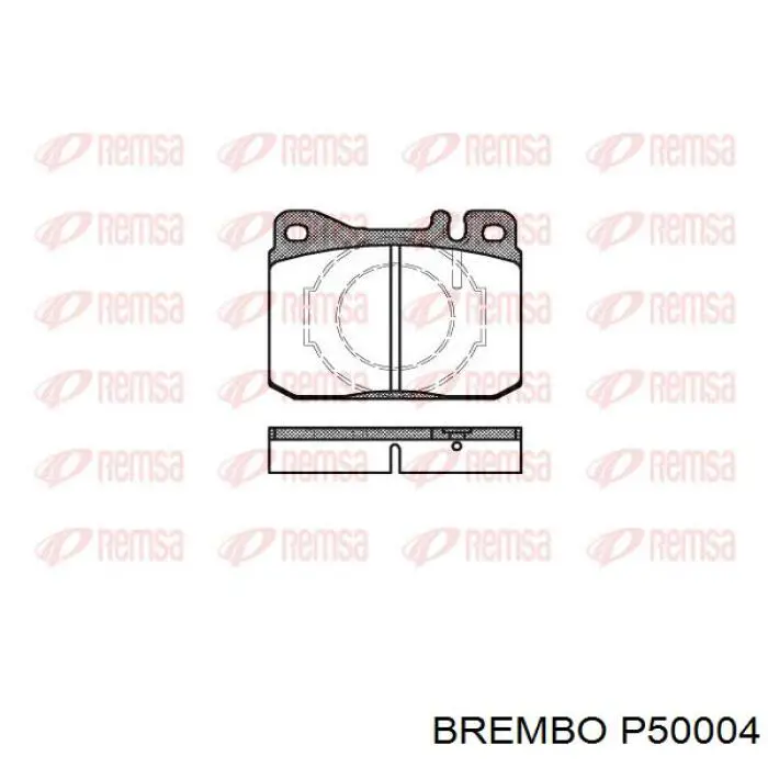 Купить P50004 Brembo Колодки тормозные