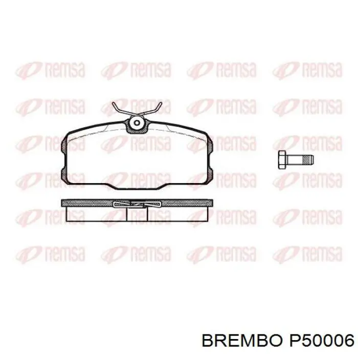 Купить P50006 Brembo Колодки тормозные