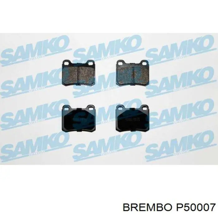 Задние дисковые колодки Brembo P50007