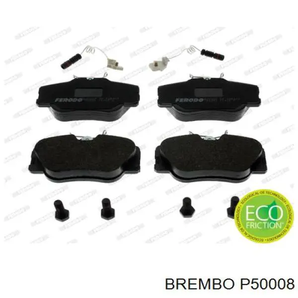 Купить P50008 Brembo Колодки тормозные