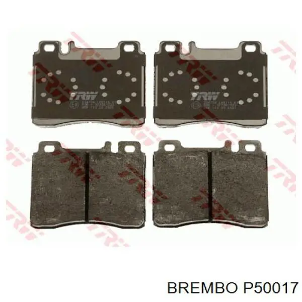 Колодки дисковые  Brembo P50017 цена, от 28.66 USD