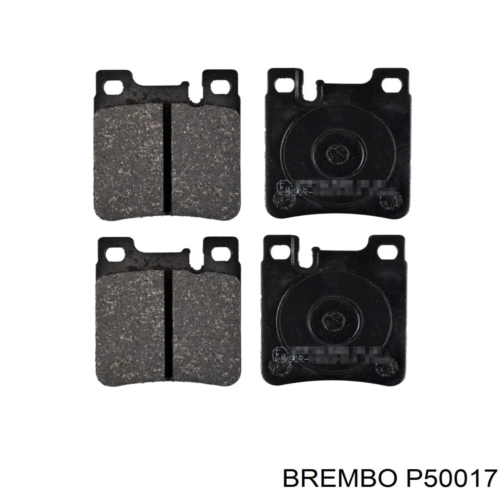 Купить P50017 Brembo Колодки тормозные задние, дисковые