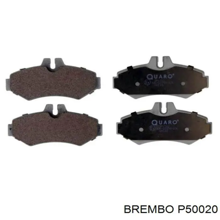 Купить P50020 Brembo Колодки тормозные задние, дисковые