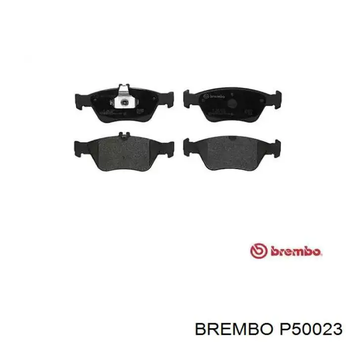 P50023 Brembo колодки тормозные передние дисковые