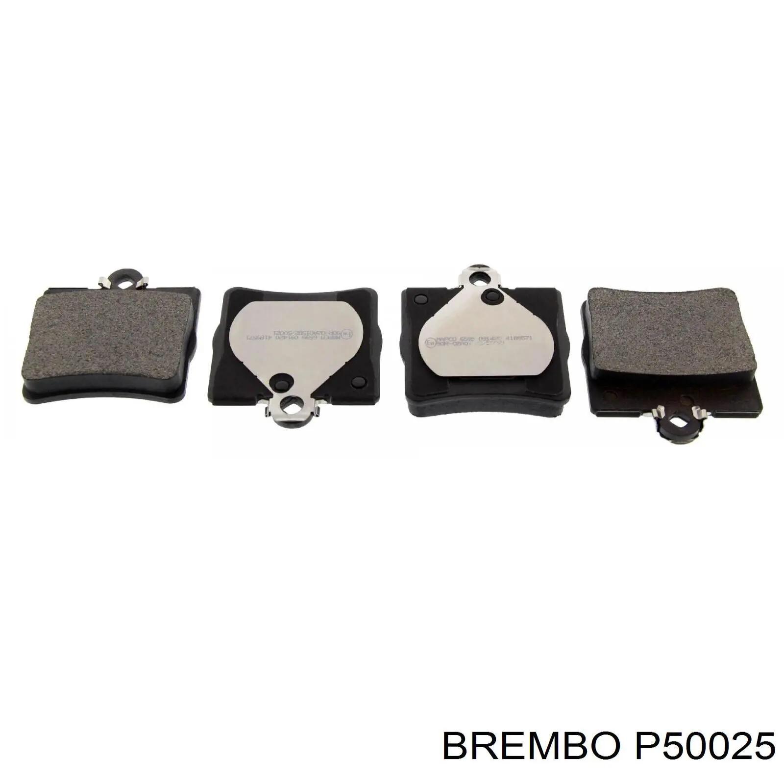 Задние дисковые колодки Brembo P50025