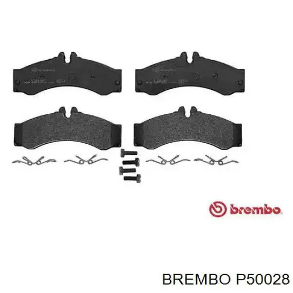 P 50 028 Brembo передние тормозные колодки