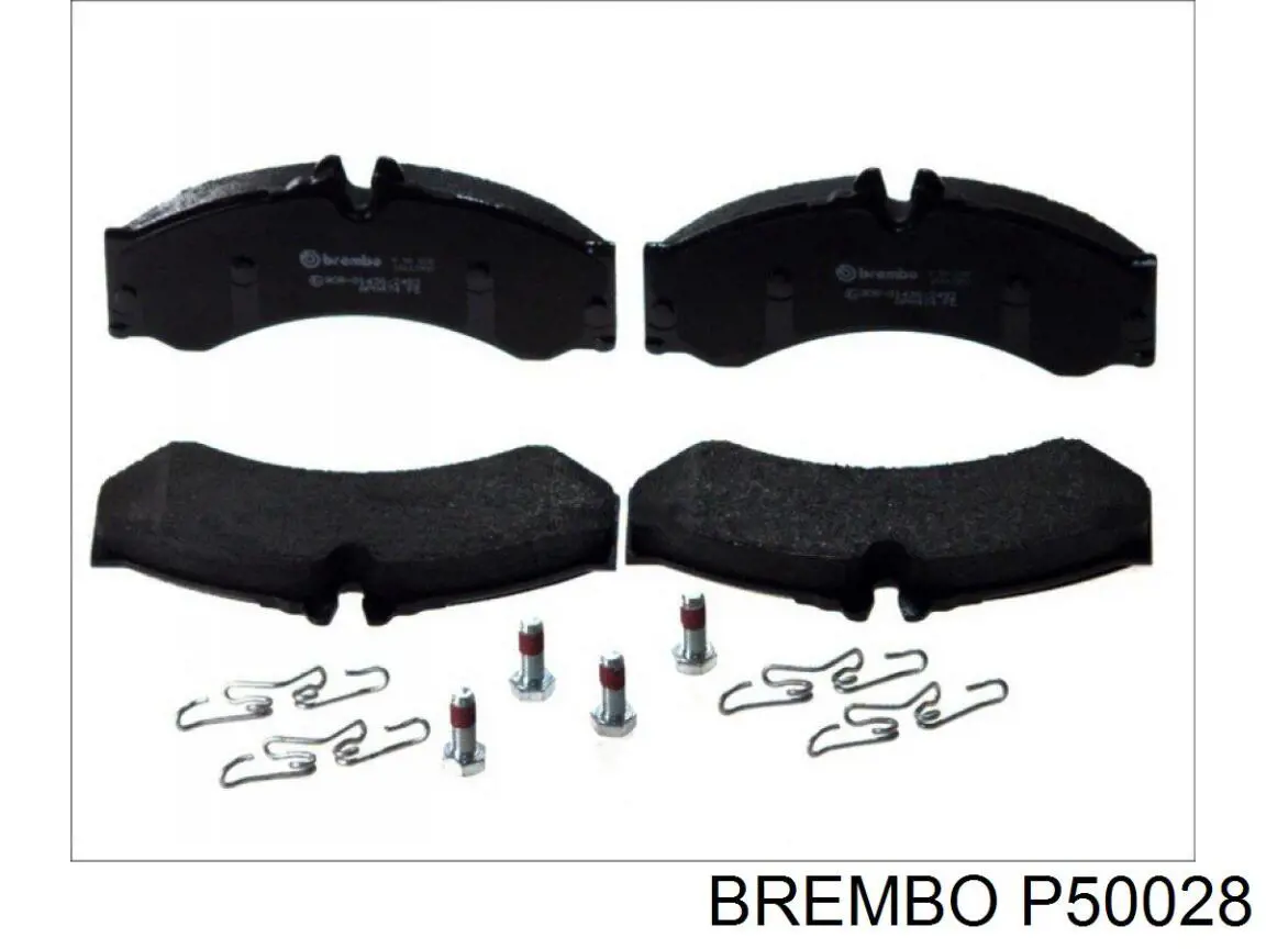 Pastillas de freno delanteras P50028 Brembo