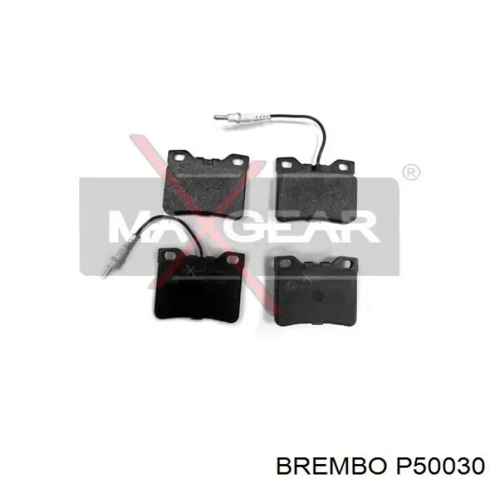 Задние тормозные колодки P50030 Brembo