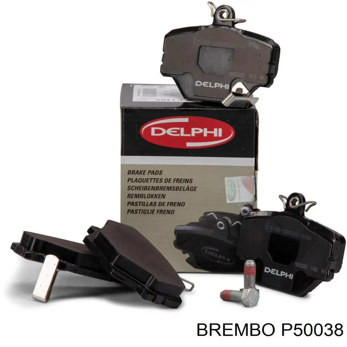 Купить P50038 Brembo Колодки тормозные