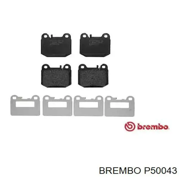 Задние тормозные колодки P50043 Brembo