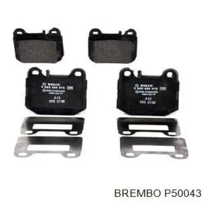 Задние дисковые колодки Brembo P50043