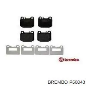 P50043 Brembo Колодки тормозные дисковые комплект