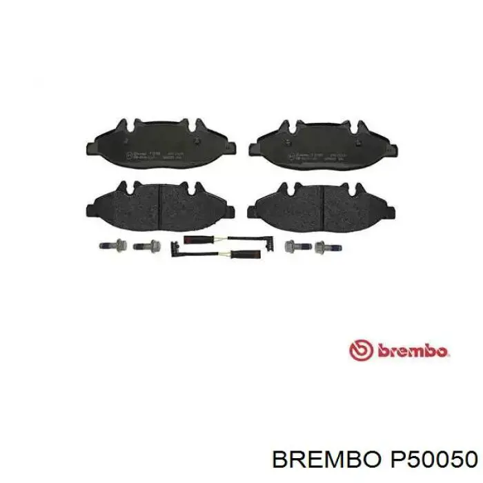 P50050 Brembo передние тормозные колодки