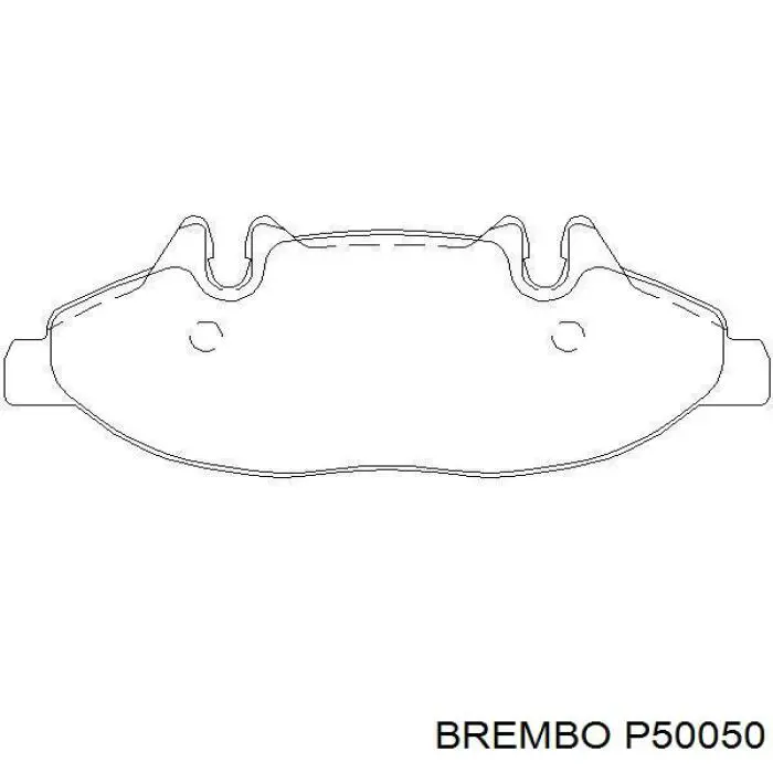 Купить P50050 Brembo Колодки тормозные