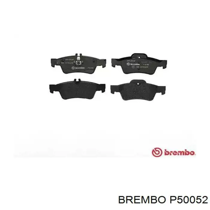 Pastillas de freno traseras P50052 Brembo
